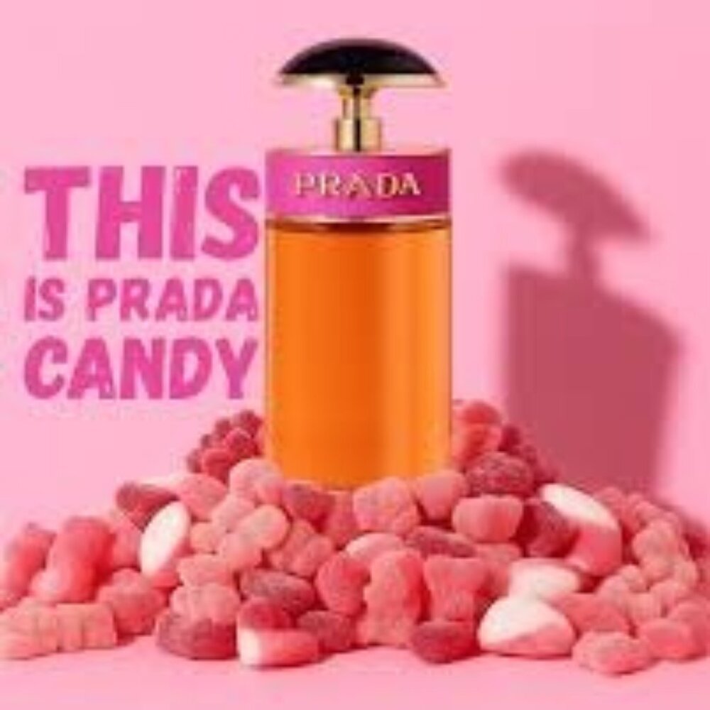 PRADA Candy EDP Gourmand Caramel Benzoin White Musk-Mini 6.5ml,0.21oz-BOXED-NEW - Picture 6 of 12